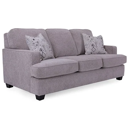 Casual Sofa with Track Arms